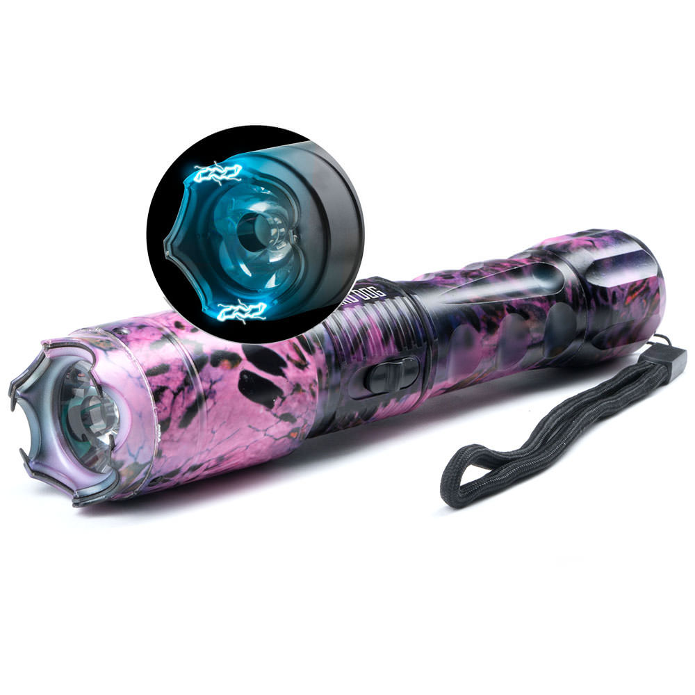 Katana Stun Gun FlashLight with Window Breaker Pink Camo - Tophatter's Army Products & Self Defense Collectible Weapons - Tophatter Daily Deals